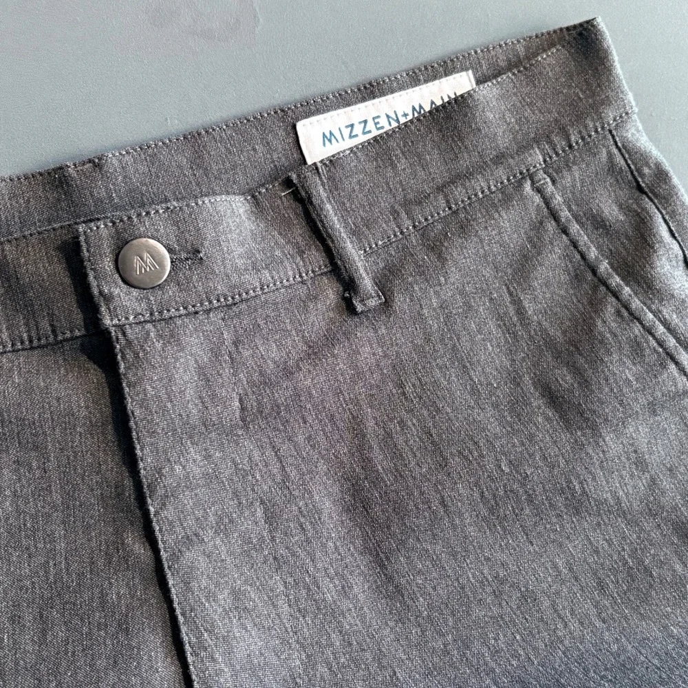 Mizzen+Main Performance Dress Pants‎ | Size 32 x 31 | Gray Straight Leg - USA